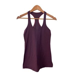 Lululemon Swiftly Racerback Tank Top Athletic Workout Maroon Women's‎ 8 Yoga